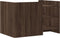 vidaXL - Salontafel - 80x50x50 - cm - bewerkt - hout - bruin - eikenkleur