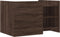 vidaXL - Salontafel - 80x50x50 - cm - bewerkt - hout - bruin - eikenkleur