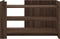 vidaXL - Salontafel - 80x50x50 - cm - bewerkt - hout - bruin - eikenkleur