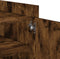 vidaXL - Salontafel - 80x50x50 - cm - bewerkt - hout - gerookt - eikenkleurig