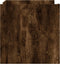 vidaXL - Salontafel - 80x50x50 - cm - bewerkt - hout - gerookt - eikenkleurig