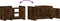 vidaXL - Salontafel - 80x50x50 - cm - bewerkt - hout - gerookt - eikenkleurig