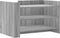 vidaXL - Salontafel - 80x50x50 - cm - bewerkt - hout - grijs - sonoma - eikenkleur