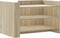 vidaXL - Salontafel - 80x50x50 - cm - bewerkt - hout - sonoma - eikenkleurig