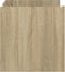 vidaXL - Salontafel - 80x50x50 - cm - bewerkt - hout - sonoma - eikenkleurig