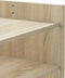 vidaXL - Salontafel - 80x50x50 - cm - bewerkt - hout - sonoma - eikenkleurig
