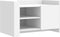 vidaXL - Salontafel - 80x50x50 - cm - bewerkt - hout - wit