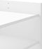 vidaXL - Salontafel - 80x50x50 - cm - bewerkt - hout - wit