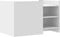 vidaXL - Salontafel - 80x50x50 - cm - bewerkt - hout - wit