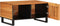 vidaXL - Salontafel - 80x51x40 - cm - massief - acaciahout
