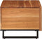 vidaXL - Salontafel - 80x51x40 - cm - massief - acaciahout