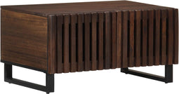vidaXL - Salontafel - 80x51x40 - cm - massief - mangohout - bruin