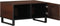 vidaXL - Salontafel - 80x51x40 - cm - massief - mangohout - bruin