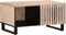 vidaXL - Salontafel - 80x51x40 - cm - massief - mangohout - wit