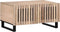 vidaXL - Salontafel - 80x51x40 - cm - massief - mangohout - wit