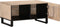 vidaXL - Salontafel - 80x51x40 - cm - massief - mangohout - wit