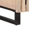 vidaXL - Salontafel - 80x51x40 - cm - massief - mangohout - wit