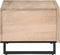 vidaXL - Salontafel - 80x51x40 - cm - massief - mangohout - wit