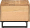 vidaXL - Salontafel - 80x51x40 - cm - massief - ruw - mangohout