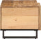 vidaXL - Salontafel - 80x51x40 - cm - massief - ruw - mangohout