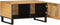 vidaXL - Salontafel - 80x51x40 - cm - massief - ruw - mangohout