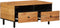 vidaXL - Salontafel - 80x54x40 - cm - massief - acaciahout