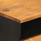 vidaXL - Salontafel - 80x54x40 - cm - massief - mangohout - bruin - en - zwart