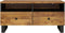 vidaXL - Salontafel - 80x54x40 - cm - massief - mangohout - en - bewerkt - hout