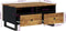 vidaXL - Salontafel - 80x54x40 - cm - massief - mangohout - en - bewerkt - hout