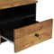 vidaXL - Salontafel - 80x54x40 - cm - massief - mangohout - en - bewerkt - hout