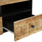 vidaXL - Salontafel - 80x54x40 - cm - massief - mangohout - en - bewerkt - hout