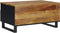 vidaXL - Salontafel - 80x54x40 - cm - massief - mangohout - en - bewerkt - hout
