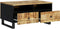 vidaXL - Salontafel - 80x54x40 - cm - massief - mangohout - en - bewerkt - hout