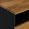 vidaXL - Salontafel - 80x54x40 - cm - massief - mangohout - en - bewerkt - hout