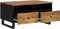vidaXL - Salontafel - 80x54x40 - cm - massief - mangohout - en - bewerkt - hout