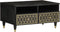 vidaXL - Salontafel - 80x54x40 - cm - massief - mangohout
