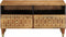 vidaXL - Salontafel - 80x54x40 - cm - massief - mangohout