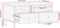 vidaXL - Salontafel - 80x54x40 - cm - massief - mangohout