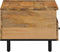 vidaXL - Salontafel - 80x54x40 - cm - massief - mangohout