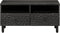 vidaXL - Salontafel - 80x54x40 - cm - massief - mangohout - zwart