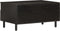 vidaXL - Salontafel - 80x54x40 - cm - massief - mangohout - zwart