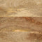 vidaXL - Salontafel - 80x54x40 - cm - massief - ruw - mangohout - zwart