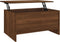 vidaXL - Salontafel - 80x55,5x41,5 - cm - bewerkt - hout - bruin - eikenkleur