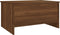 vidaXL - Salontafel - 80x55,5x41,5 - cm - bewerkt - hout - bruin - eikenkleur