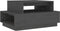 vidaXL - Salontafel - 80x55x40,5 - cm - massief - grenenhout - grijs