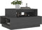 vidaXL - Salontafel - 80x55x40,5 - cm - massief - grenenhout - grijs