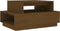 vidaXL - Salontafel - 80x55x40,5 - cm - massief - grenenhout - honingbruin