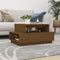 vidaXL - Salontafel - 80x55x40,5 - cm - massief - grenenhout - honingbruin