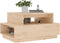 vidaXL - Salontafel - 80x55x40,5 - cm - massief - grenenhout