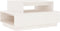vidaXL - Salontafel - 80x55x40,5 - cm - massief - grenenhout - wit